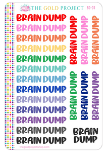 BD-01 Brain Dump Banners