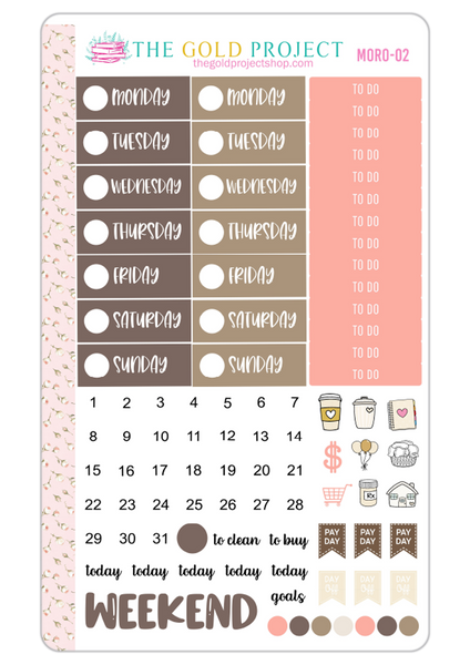 Modern Rose Weekly Kit
