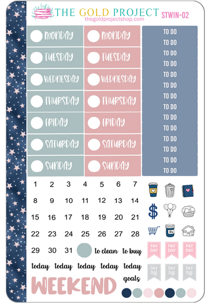 Starry Winter Weekly Kit