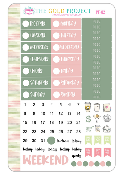 Pastel Fall Weekly Kit