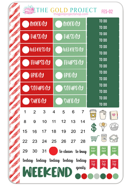 Festive Christmas Weekly Kit