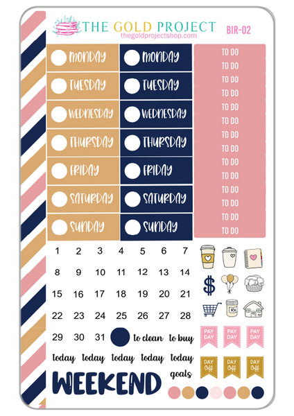Birthday Weekly Kit