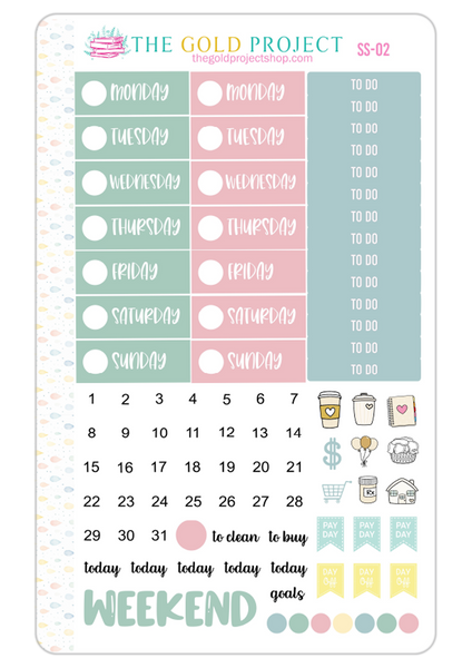 Spring Showers Weekly Kit