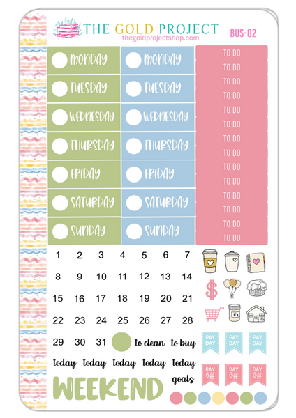 Bubbly Spring Weekly Kit