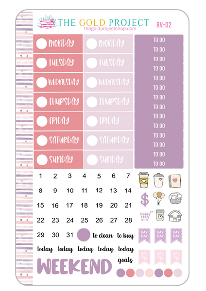 Romantic Valentine Weekly Kit