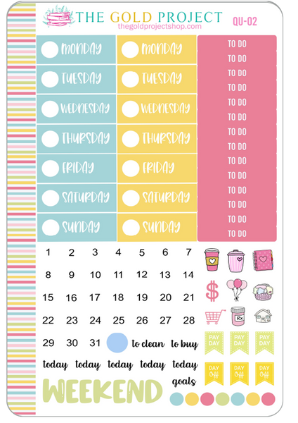 Quilt Weekly Kit