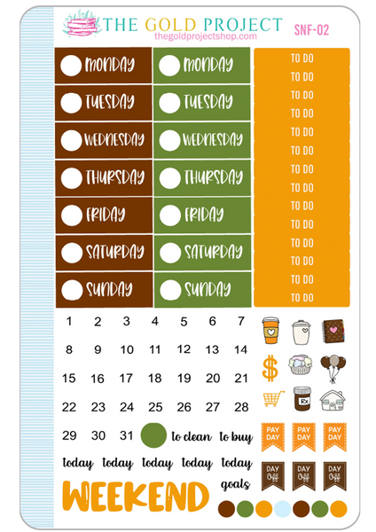 Sunflower Weekly Kit