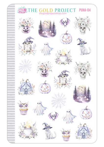 Purple Halloween Weekly Kit