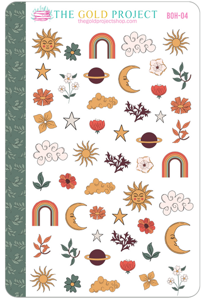 Boho Floral Weekly Kit