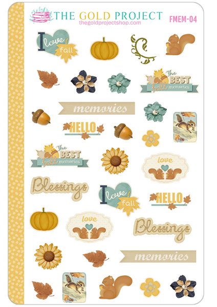 Fall Memories Weekly Kit