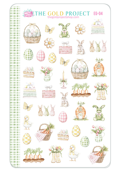 Easter Gingham Weekly Kit
