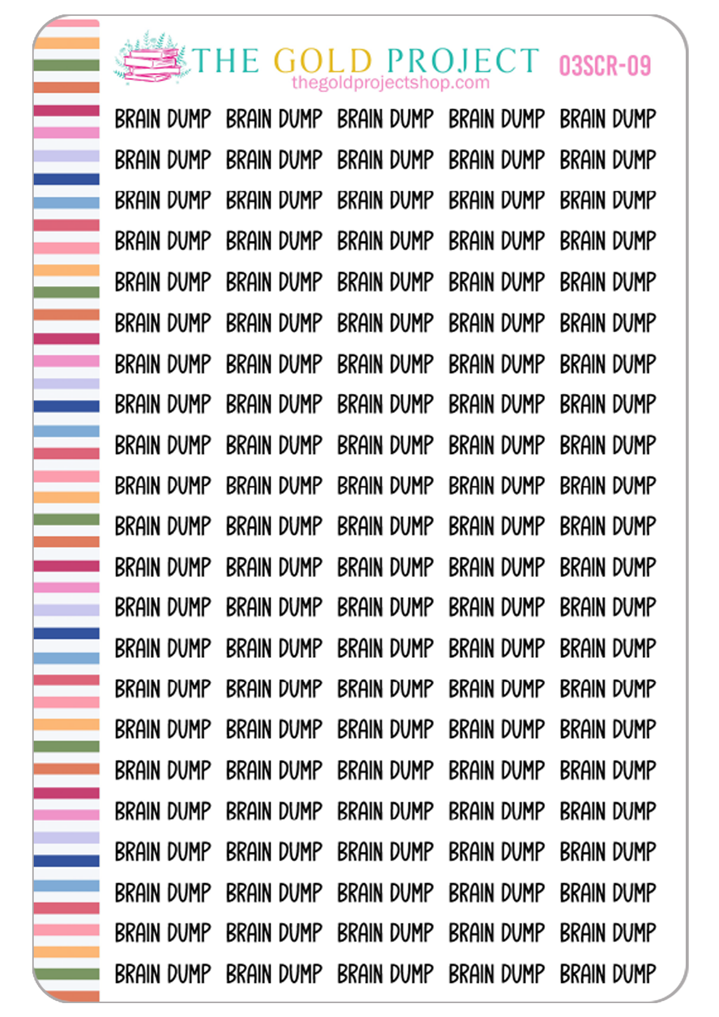 Brain Dump 3 Scripts