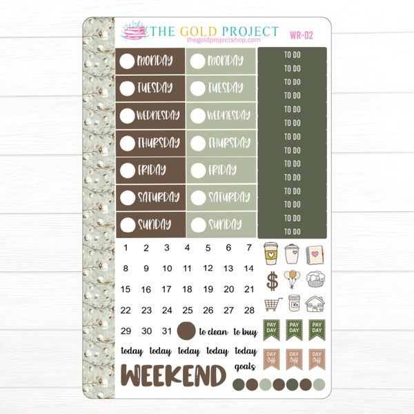 Winter Reader Weekly Erin Condren Kit