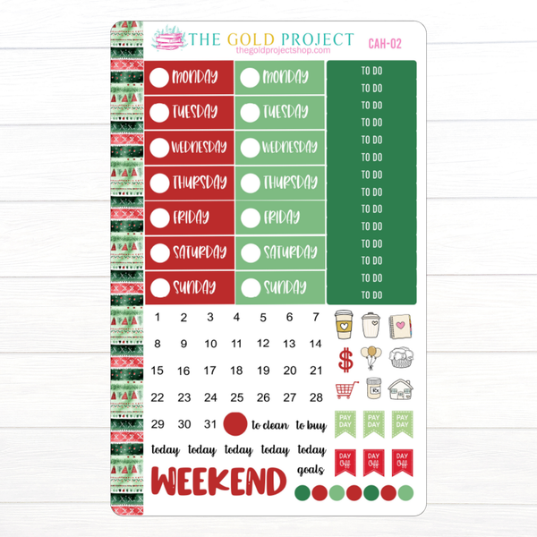 Christmas at Home Weekly Erin Condren Kit