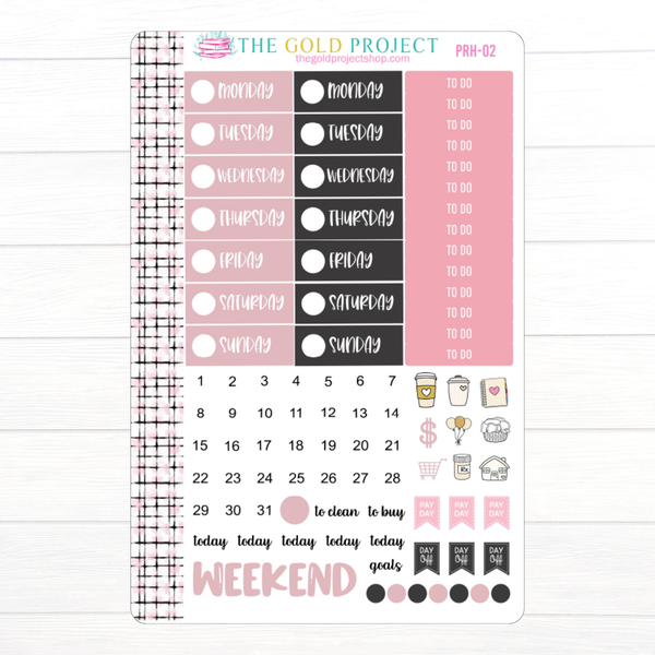 Pretty Haunting Erin Condren Weekly Kit
