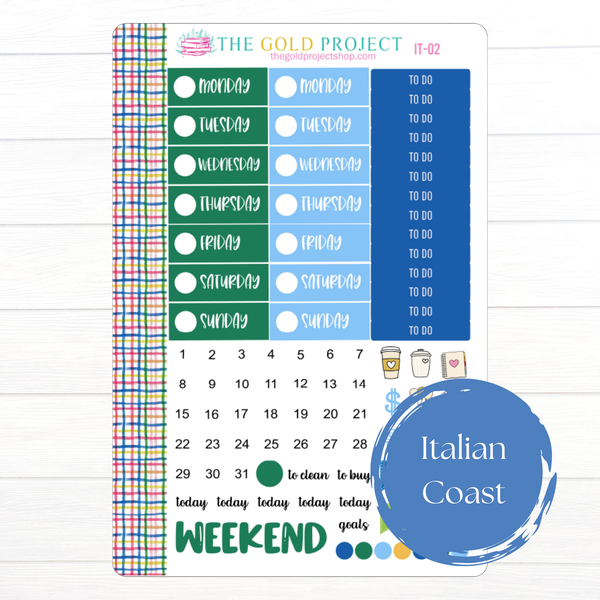 Italian Coast Weekly Kit