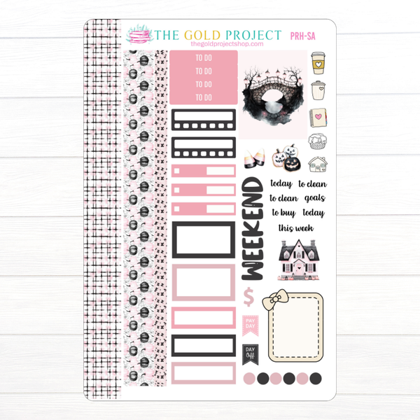 Pretty Haunting Erin Condren Weekly Kit