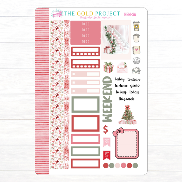 Holiday Embrace Weekly Erin Condren Kit
