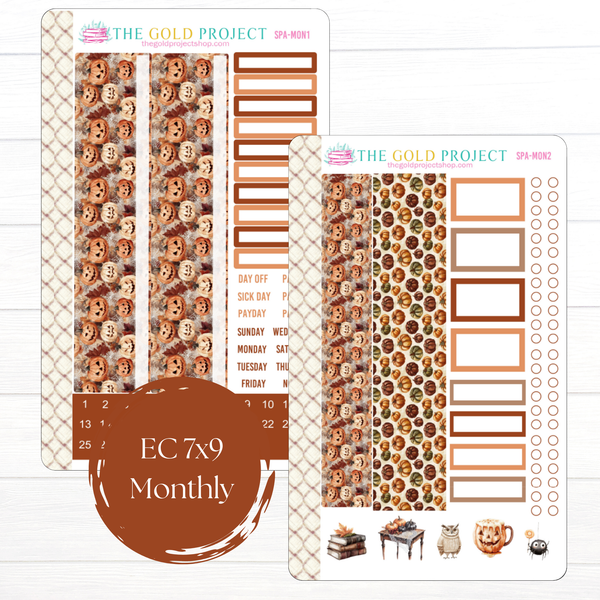 Spelling Autumn Erin Condren Monthly Kit