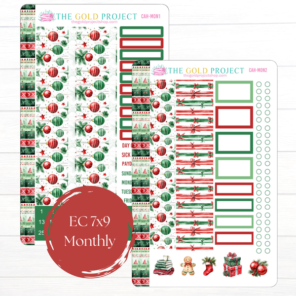 Christmas at Home Erin Condren Monthly Kit
