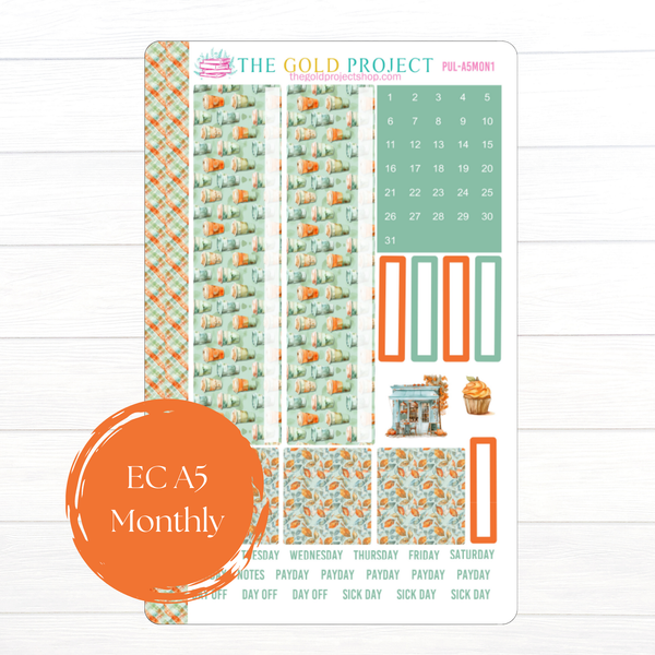 Pumpkin Latte Erin Condren Monthly Kit