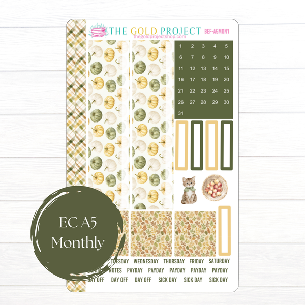 Beloved Fall Erin Condren Monthly Kit
