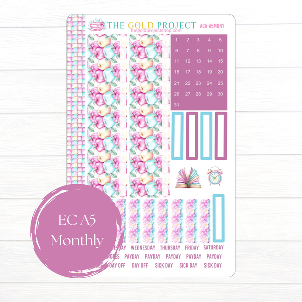 Academics Erin Condren Monthly Kit