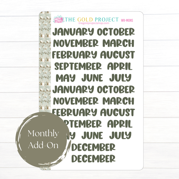 Winter Reader Plum Paper Monthly Kit
