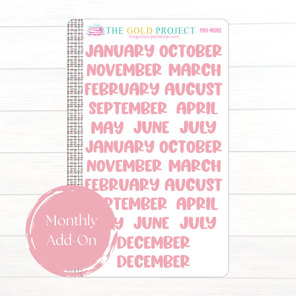 Pretty Haunting Erin Condren Monthly Kit