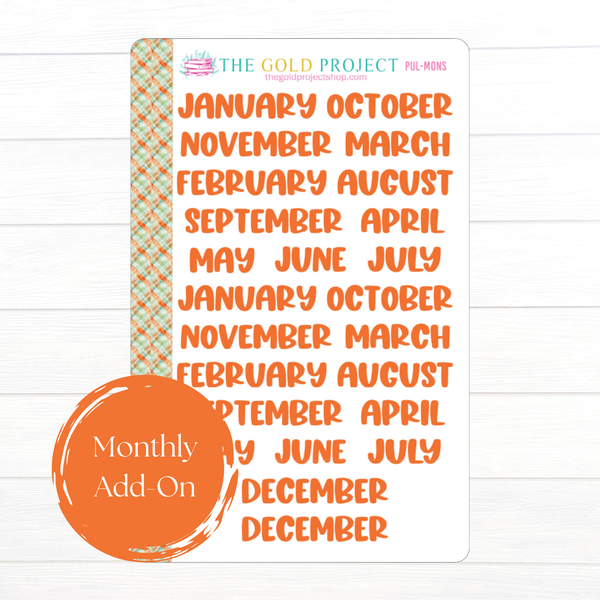Pumpkin Latte Plum Paper Monthly Kit