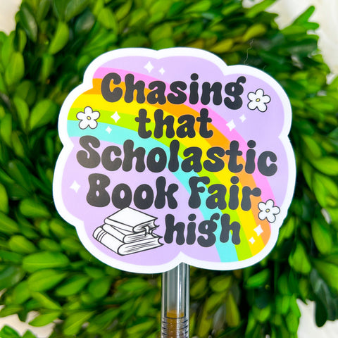 Scholastic Book Fair Weatherproof Sticker