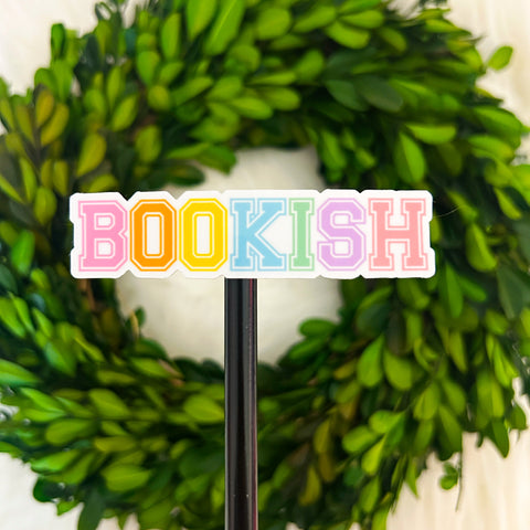 Bookish Weatherproof Sticker