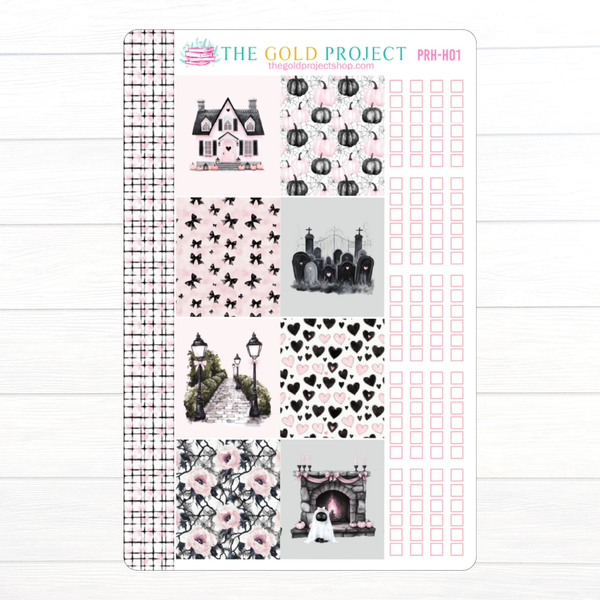 Pretty Haunting Erin Condren Weekly Kit