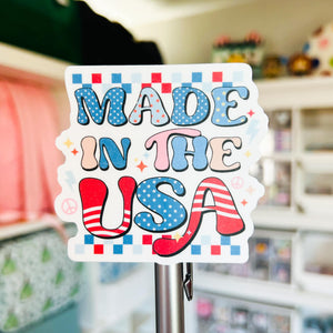 Made in the USA Weatherproof Sticker