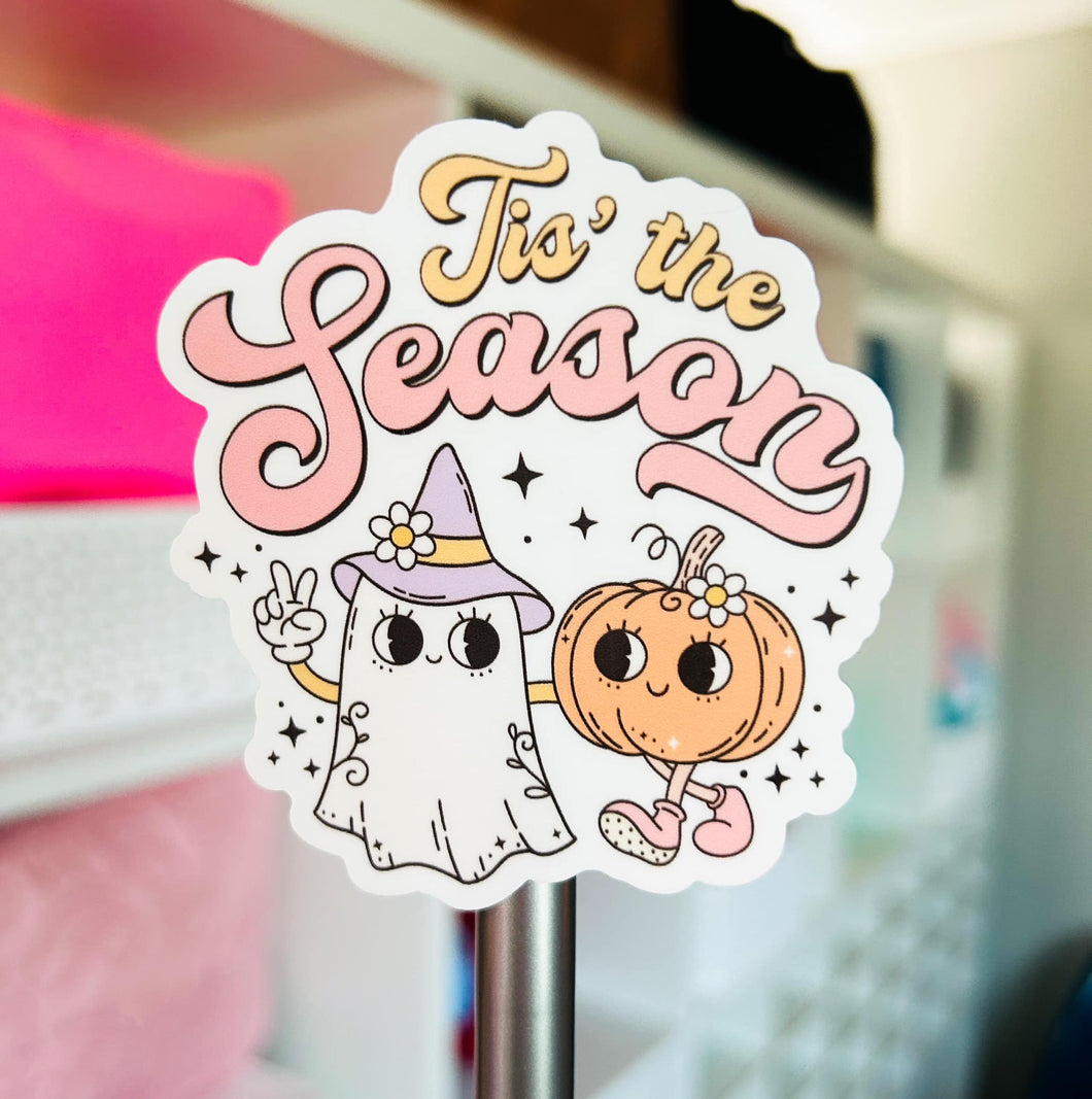 Tis the Spooky Season Weatherproof Sticker