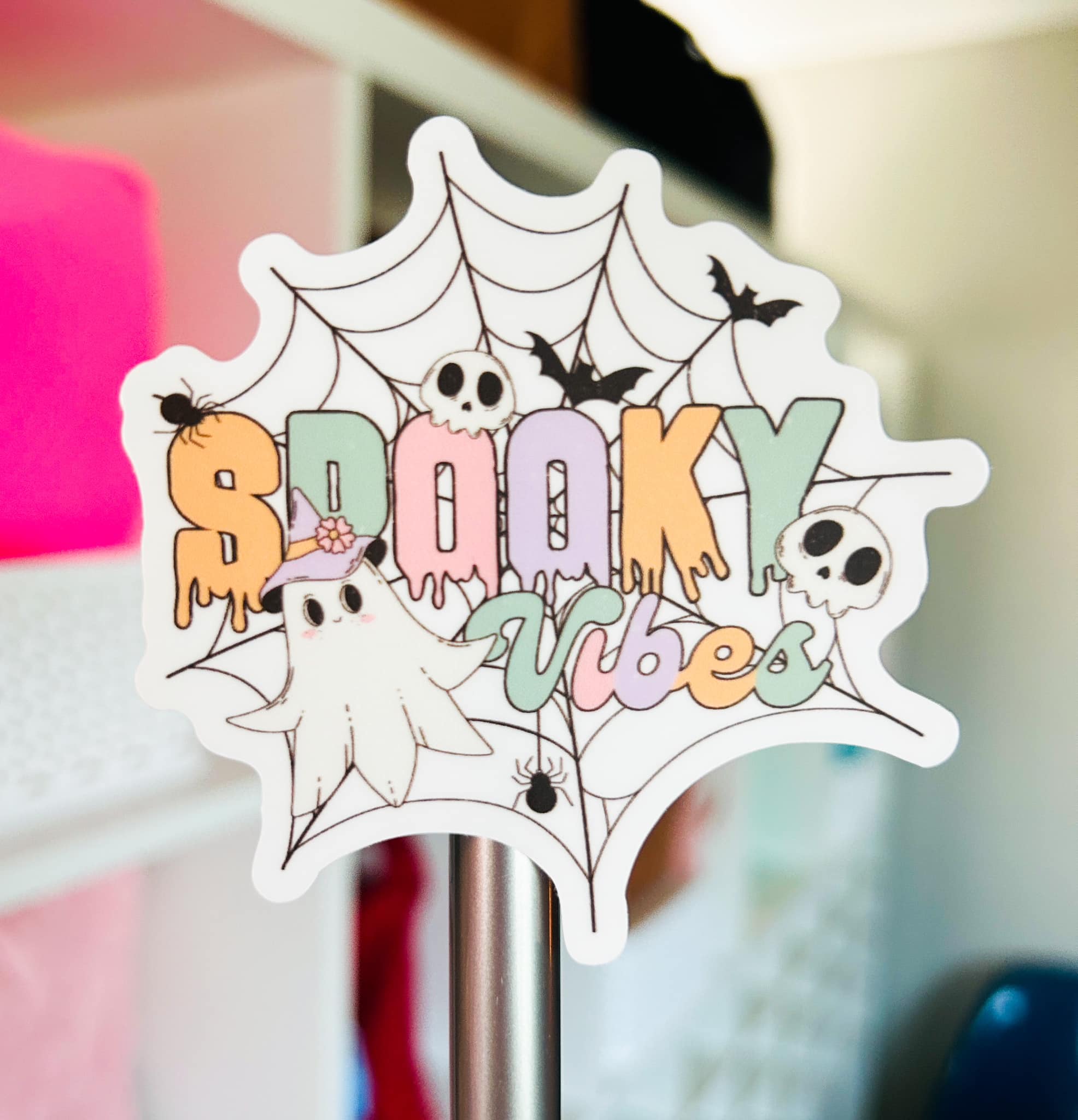 Spooky Vibes Weatherproof Sticker