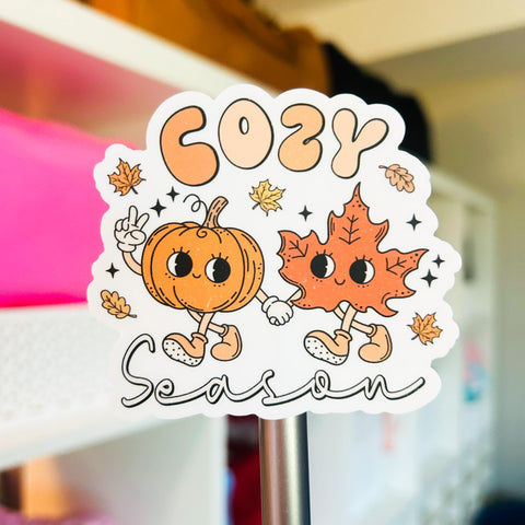 Cozy Season Weatherproof Sticker