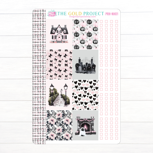 Pretty Haunting Erin Condren Weekly Kit