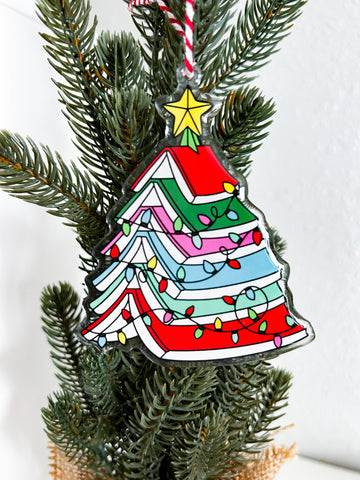Christmas Book Tree Ornament