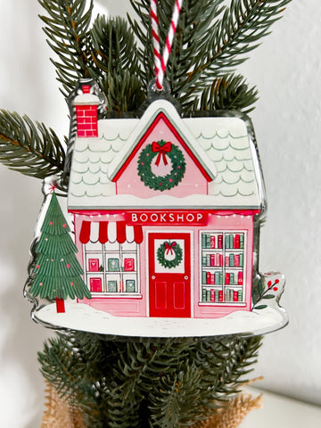 Christmas Bookshop Ornament