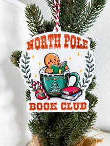 North Pole Book Club Ornament