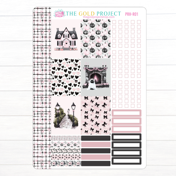 Pretty Haunting Erin Condren Weekly Kit