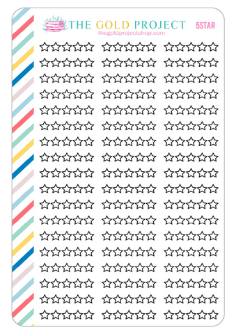 5 Star Book Rating Deco