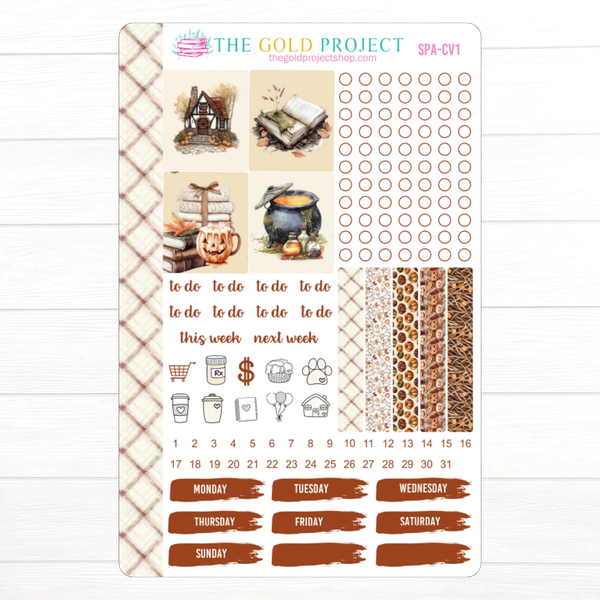 Spelling Autumn Erin Condren Weekly Kit