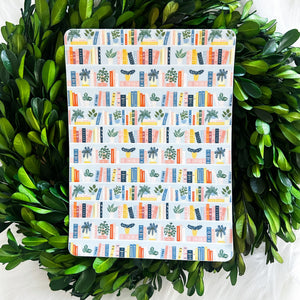 Colorful Bookshelf Kindle Insert Weatherproof Sticker