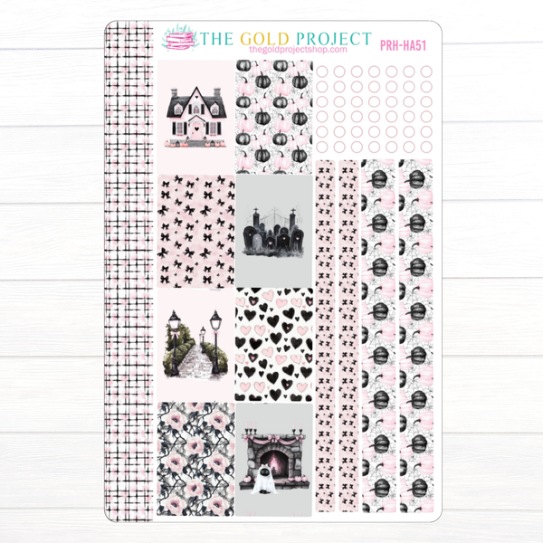 Pretty Haunting Erin Condren Weekly Kit
