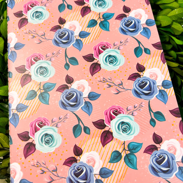 Pink Floral A5 Lined Journal