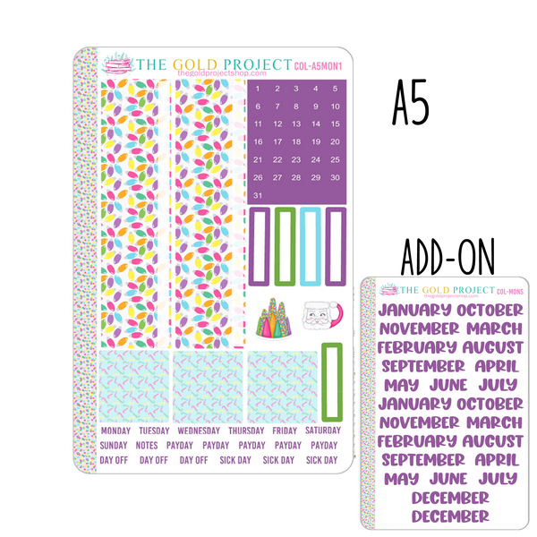 Colorful Christmas Monthly Kit