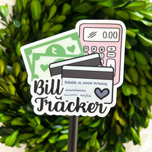 Bill Tracker Weatherproof Sticker