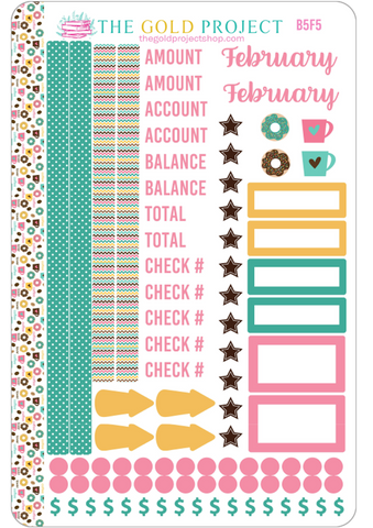 February Bill Tracker 5 Stickers